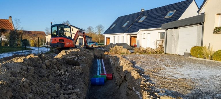 travaux de vrd pour un raccordement aux réseaux efficace saint Omer